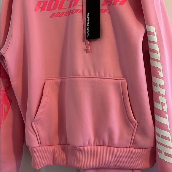 Rockstar Graphic Pink Sweatshirt